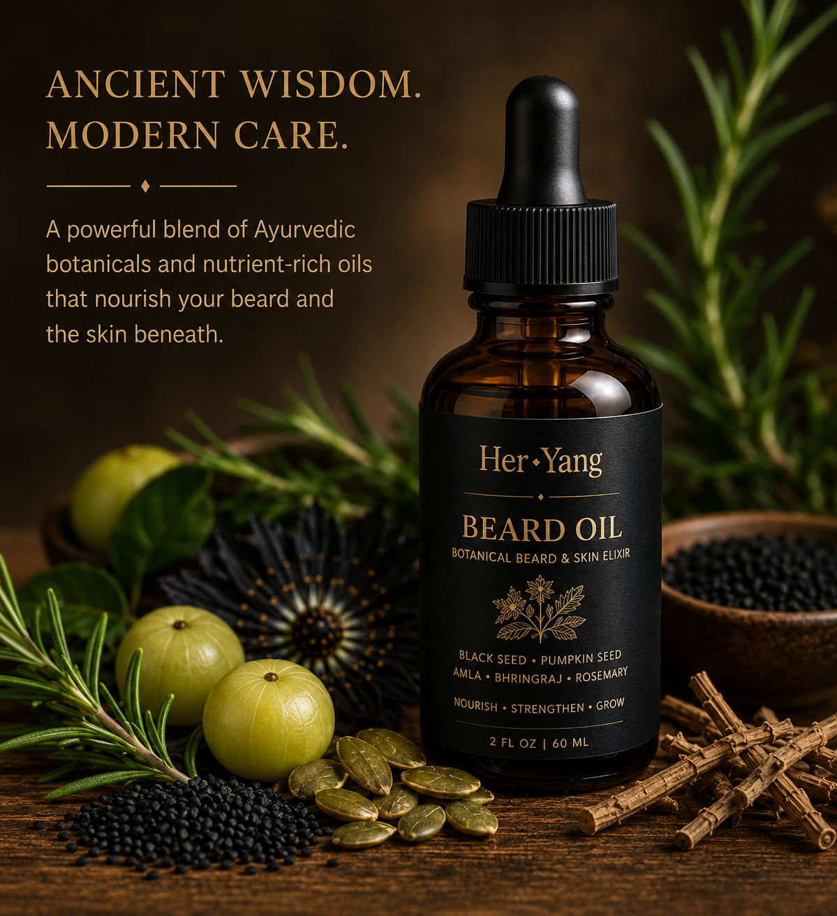 Rooted™ Beard Growth Oil