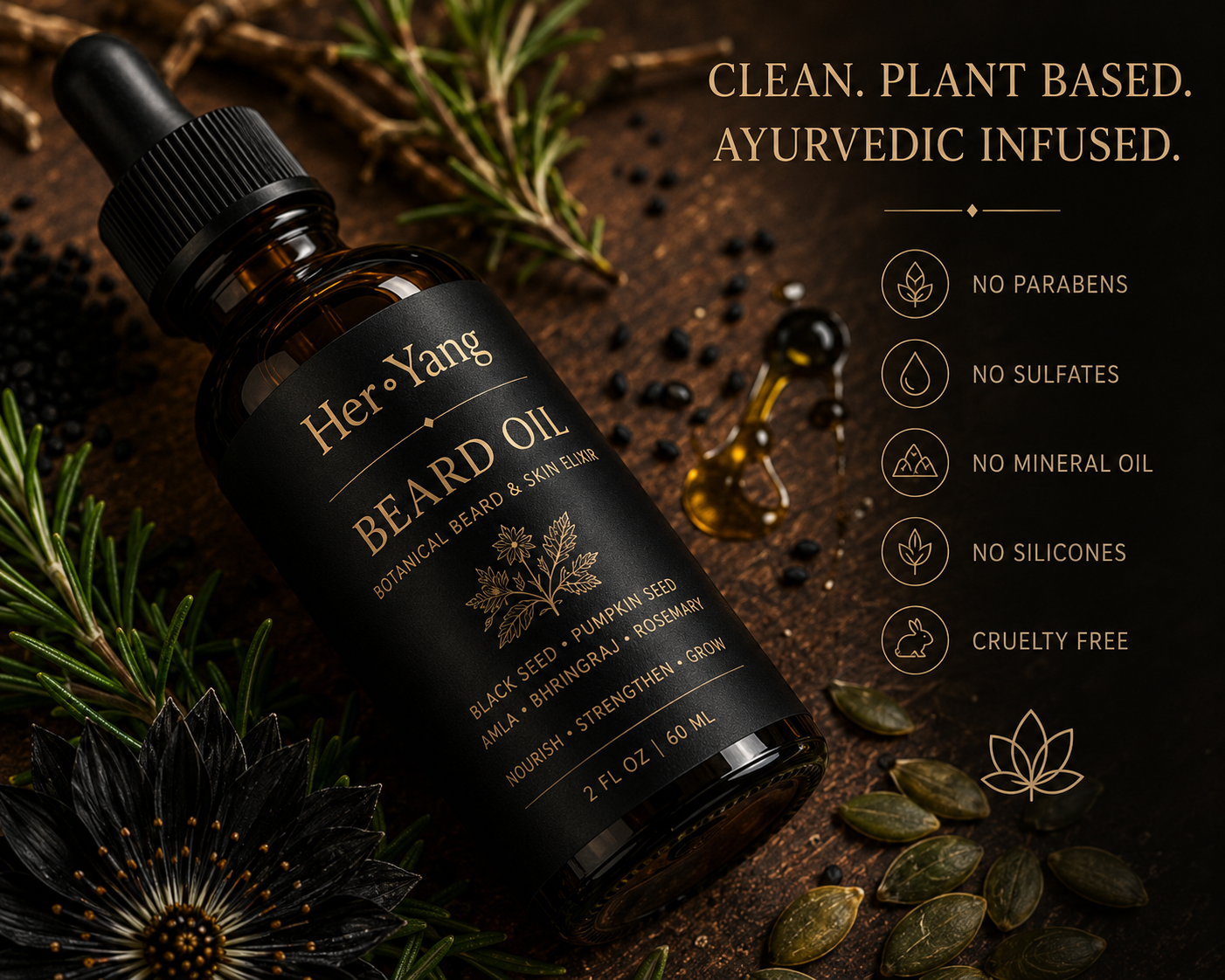Rooted™ Beard Growth Oil