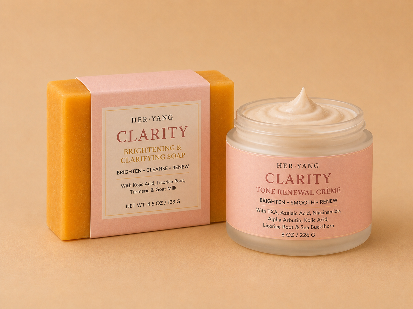 Clarity™ Skin Brightening Clarifying Soap & Creme Set