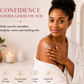 Her•Yang Clarity™ Skin Brightening & Clarifying System, skincare bottles and tools arranged on a white background