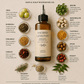 HerYang Sacred Lengths™ Ayurvedic Hair Oil bottle with dropper, showcasing natural hair care product for healthy, nourished hair.