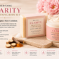 Her•Yang Clarity™ Skin Brightening & Clarifying System with bottles of skincare products and a bright, clean background.